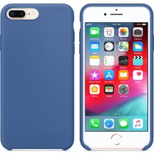 Logis Apple iPhone 7/8 Plus Tam Koruma Silikon Kılıf - Lacivert