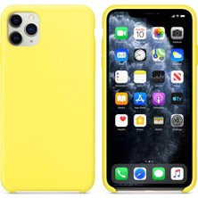 Logis Apple iPhone 11 Pro Silikon Kılıf - Sarı