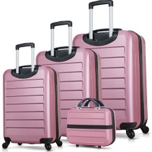 My Valice Ruby Abs 4'lü Travel Valiz Seti Rose Gold
