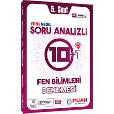 Puan Yayınları 5. Sınıf Fen Bilimleri Soru Analizli 10+1 Deneme