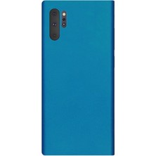 Microcase Samsung Galaxy Note 10 Plus Premium Matte Silikon Kılıf Lacivert