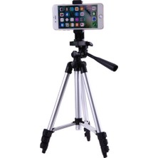 BandB Cep Telefonları İçin  135 cm Alüminyum Tripod Taşıma Çantalı Tripod + 3 Ayak Sehpa Telefon Tutucu