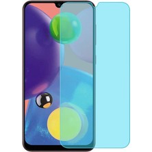 Microcase Samsung Galaxy A70s Tam Kaplayan Çerçeveli Tempered Ekran Koruyucu - Siyah