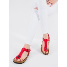 Fox Shoes Kırmızı Kadın Sandalet B777805009