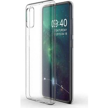 Tekno Grup Samsung Galaxy A70 Kılıf Darbe Emici Süper Silikon Kılıf Şeffaf + Tam Kaplayan 6D Nano Ekran Koruyucu