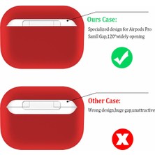 Case 4U Apple Airpods Pro Tam Kaplayan Silikon Kılıf - Sarı