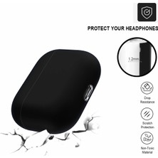 Case 4U Apple Airpods Pro Tam Kaplayan Silikon Kılıf - Siyah