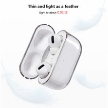 Case 4U Apple Airpods Pro Kılıf Tam Kaplayan Sert Kapak - Şeffaf