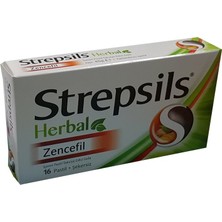 Strepsils Herbal Zencefil Boğaz Pastili