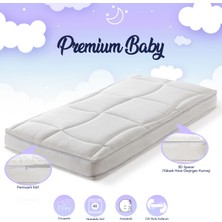 Mavi Ay Yatak - Premium Baby Yatak - 60X120 cm Bebek Yatağı