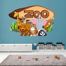 Kt Decor Hayvanat Bahçesi Çocuk Odası Duvar Sticker