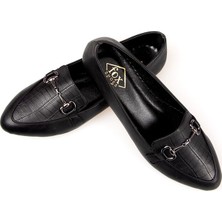Fox Shoes Siyah Kadın Babet G290010011