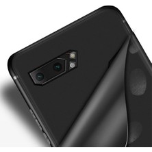 Microcase Asus ROG Phone 2 Elektrocase Serisi Kamera Korumalı Silikon Kılıf - Siyah