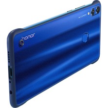 Microcase Huawei Honor 8X MAX Frameless Serisi Sert Rubber Kılıf - Mavi