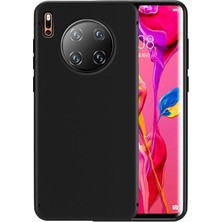 Microcase Huawei Mate 30 Elektrocase Serisi Kamera Korumalı Silikon Kılıf - Siyah