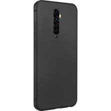 Microcase Oppo Reno 2 Elektrocase Serisi Kamera Korumalı Silikon Kılıf - Siyah