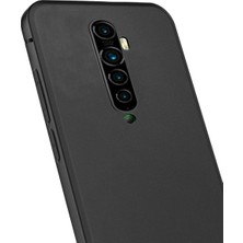 Microcase Oppo Reno 2 Elektrocase Serisi Kamera Korumalı Silikon Kılıf - Siyah