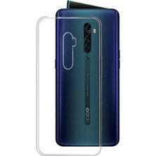 Microcase Oppo Reno 2 Ultra İnce 0.2 mm Soft Silikon Kılıf - Şeffaf