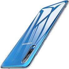 Microcase Samsung Galaxy A30s Ultra İnce 0.2 mm Soft Silikon Kılıf - Şeffaf