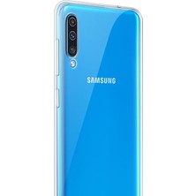 Microcase Samsung Galaxy A70s Ultra İnce 0.2 mm Soft Silikon Kılıf - Şeffaf