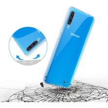 Microcase Samsung Galaxy A70s Ultra İnce 0.2 mm Soft Silikon Kılıf - Şeffaf