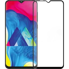 Tekno Grup Samsung Galaxy M10s Tam Kaplayan Temperli Cam Ekran Koruyucu Siyah