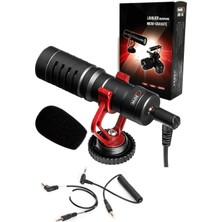 Midex CMR-105 Dslr Video Fotoğraf Makinesi Kamera Üstü Shotgun Mikrofon