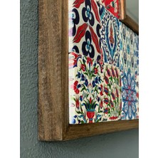 Oscar Stone Decor Çerçeveli Mozaik Doğaltaş Ayna