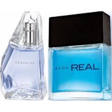 Avon Perceive 50 ml Kadın Edp+Avon Real 30 ml Erkek Edt