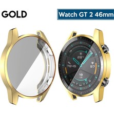 Ally Huawei Watch GT 2 46 mm 360 Koruma Ultra İnce Silikon Kılıf AL-31650 - Gold