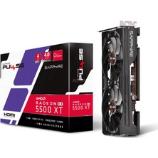 Sapphire Pulse AMD Radeon RX5500 XT 4GB 128Bit GDDR6 PCI-E 4.0 Ekran Kartı 11295-03-20G