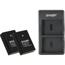 Sanger Nikon EN-EL14 İkili USB Şarj Cihazı ve Batarya Seti