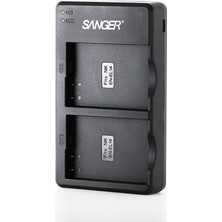 Sanger Nikon EN-EL14 İkili USB Şarj Cihazı ve Batarya Seti