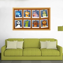 Kt Decoration Sevimli Hayvan Portreleri Çocuk Odası Duvar Sticker
