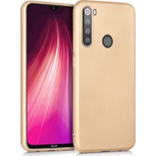 Microsonic Matte Silicone Xiaomi Redmi Note 8T Kılıf Gold