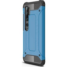 Microsonic Xiaomi Mi Note 10 Pro Kılıf Rugged Armor Mavi