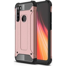 Microsonic Xiaomi Redmi Note 8T Kılıf Rugged Armor Rose Gold