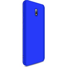 Microsonic Xiaomi Redmi 8A Kılıf Double Dip 360 Protective Mavi