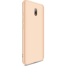 Microsonic Xiaomi Redmi 8A Kılıf Double Dip 360 Protective Gold