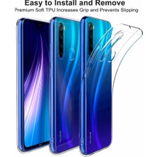 Microsonic Xiaomi Redmi Note 8T Kılıf Transparent Soft Beyaz