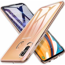 Microsonic Samsung Galaxy M40 Kılıf Transparent Soft Beyaz