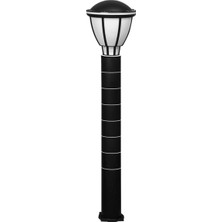 SekaTech Zita Bahçe Çim Duvar Aydınlatma Kupa Armatür 80 cm Siyah Ip54 Dış Mekan E27 Duylu