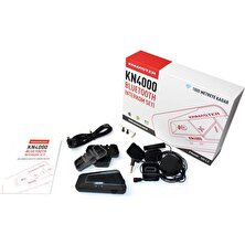 Knmaster Kask Bluetooth Intercom Kn4000 / Tekli / 1800M. / Radyo