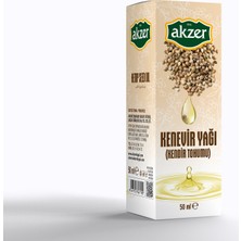 Akzer Kenevir (Kendir Tohumu) Yağı 50 ml