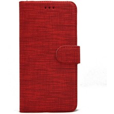 Case Street Huawei P20 Lite Kılıf Kartvizitli Exclusive Spor Cüzdan Kırmızı