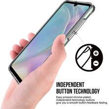 Case Street Huawei P30 Lite Kılıf Gard Nitro Şeffaf Sert Silikon Şeffaf