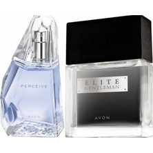 Avon Perceive 50 ml Bayan Edp+Avon Elite Gentleman 30 ml Erkek Edt