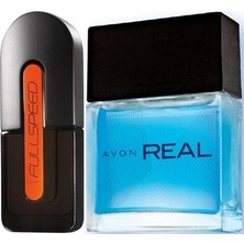 Avon Fullspeed 75 ml Erkek Edt+Avon Real 30 ml Erkek Edt
