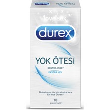 Durex Yok Ötesi Ekstra İnce Ekstra His Prezervatif 10'lu