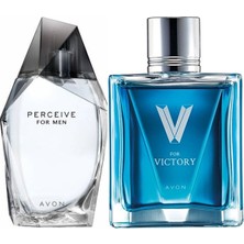 Avon Perceive 100 ml Erkek Edt+Avon V For Victory 75 ml Erkek Edt